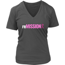 Load image into Gallery viewer, "reMISSION" Breast Cancer T-Shirt