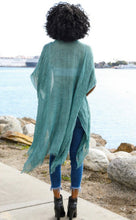 Load image into Gallery viewer, Teal "Chemono" with sparkles