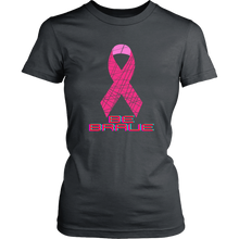 Load image into Gallery viewer, "Be Brave" Breast Cancer Awareness T-Shirt