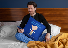 Load image into Gallery viewer, "Real Men Don't Fear the Finger" Throw Pillow