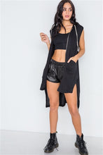 Load image into Gallery viewer, High-Low Sweatshirt Vest